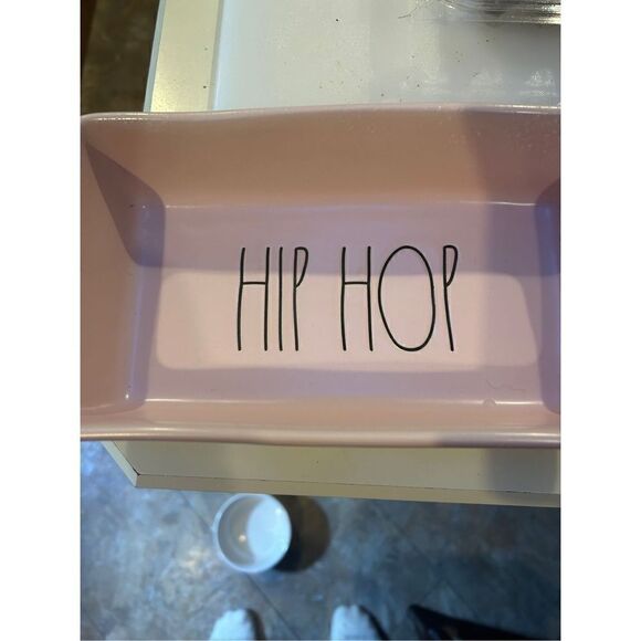 Rae Dunn, Pink “Hip Hop” Loaf Pan - Picture 1 of 2